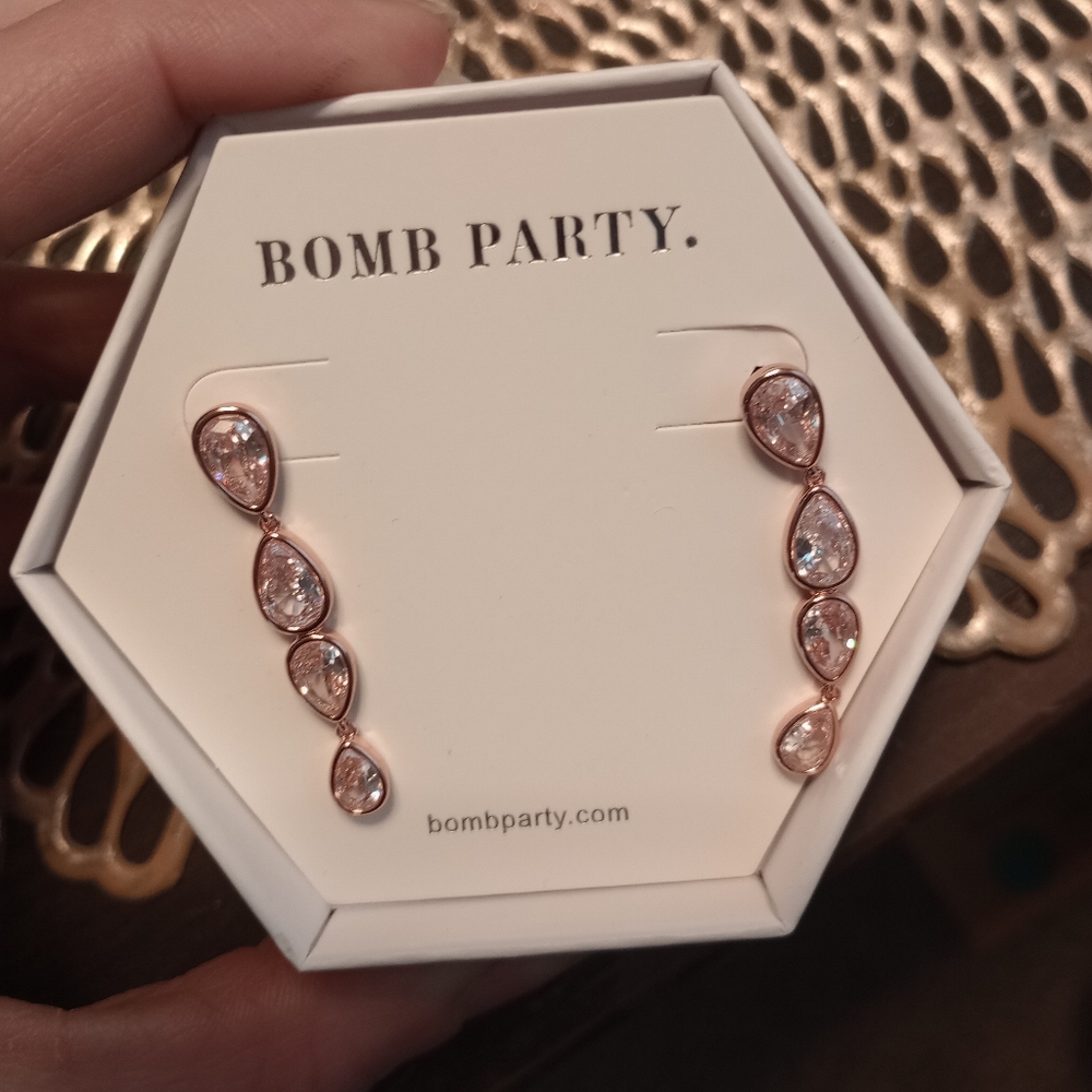 Bomb party earrings